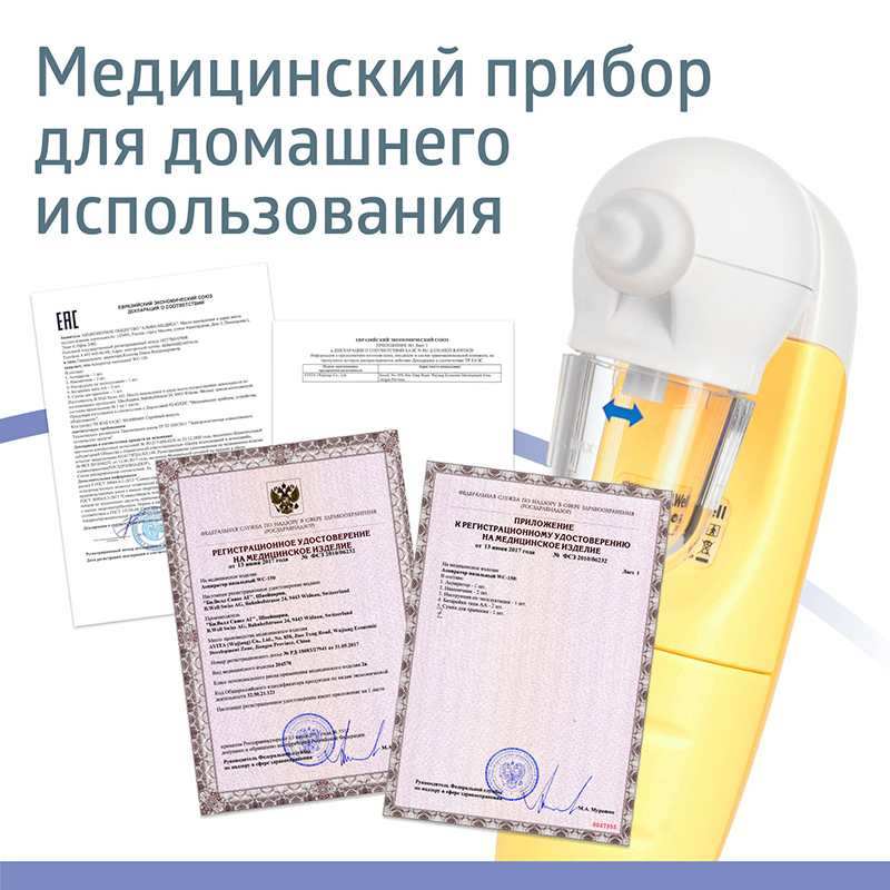 Назальный аспиратор медицинский B.Well WC-150